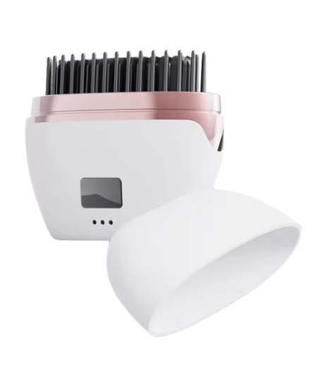 Cordless Hair Straightener Brush - Quick Touch-Ups Anytime!